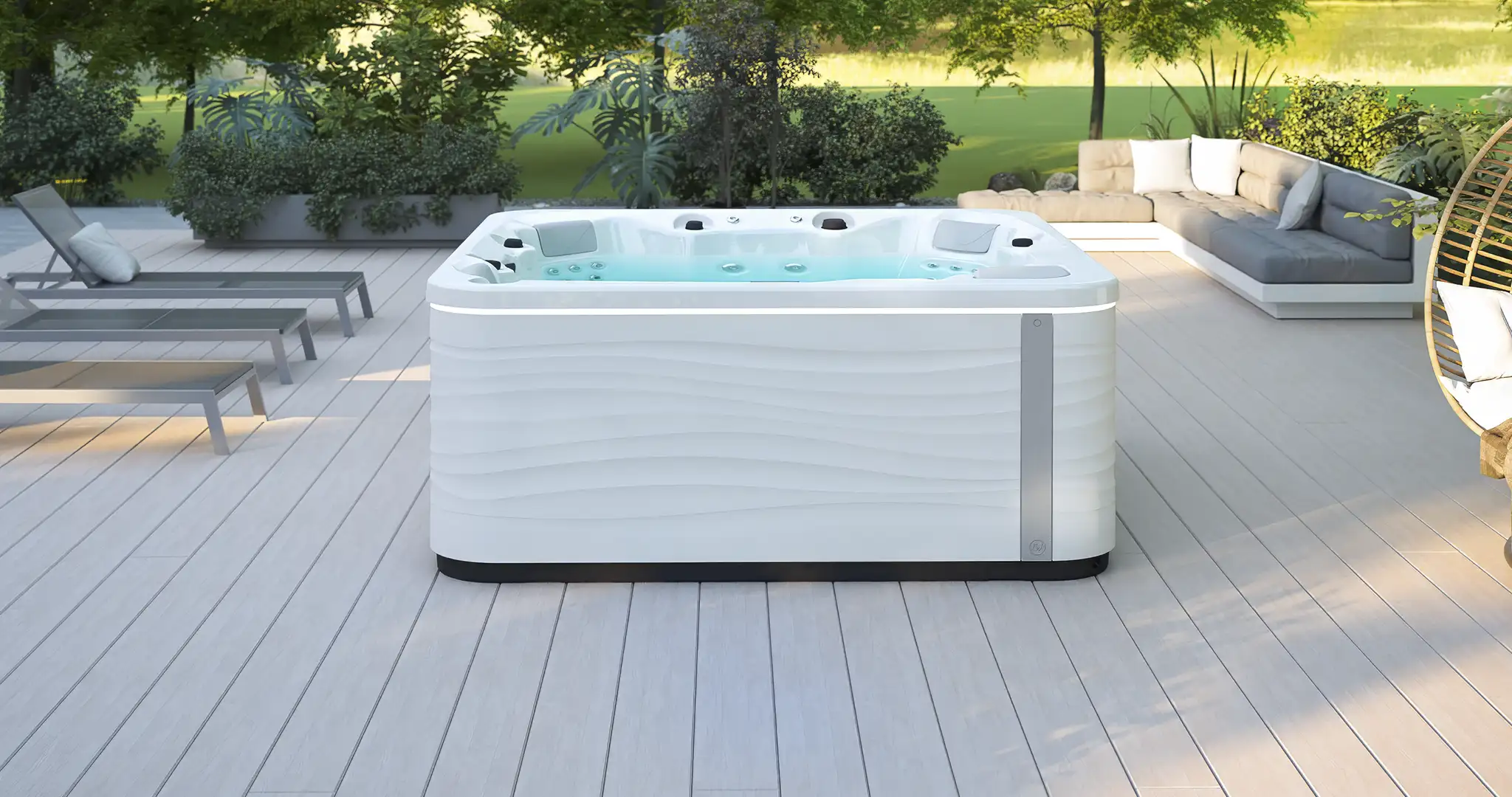 Soft Aurora Hot Tub — alternative view